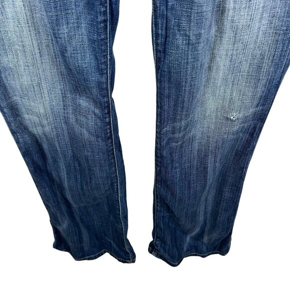 Joes Jeans Rocker Skinny Flare‎ Womens 31x36 Blue Western Rocker Cowgirl Y2K - Picture 2 of 11